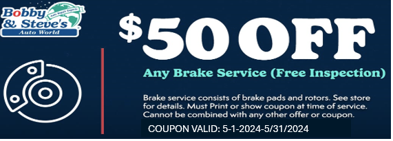 $50 Off Brake Service